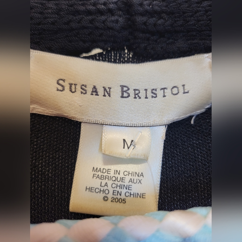 Black Sweater With Ruffle Edges - Picture 4 of 4